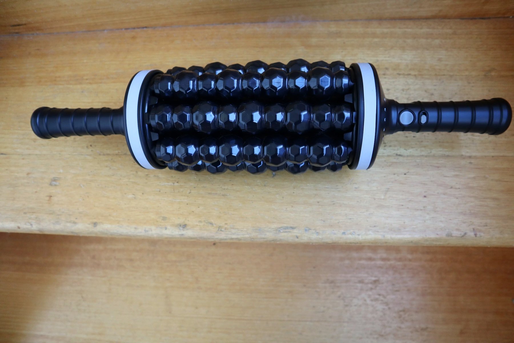 Rolling massager, top-down view